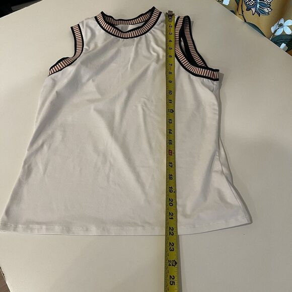 Varley Hessian Performance Tank Top Women’s Sz Xs White Sleeveless Stretch READ - Picture 7 of 7
